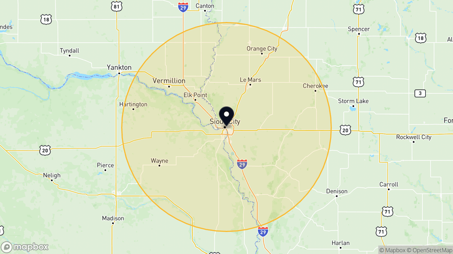 Service coverage: Sioux City, IA — shipped nationwide from PLC Department (Texas-based)