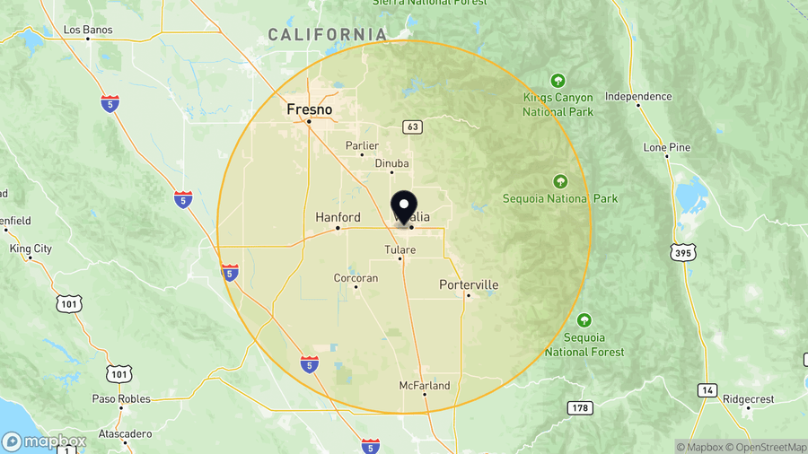 Service coverage: Visalia, CA — shipped nationwide from PLC Department (Texas-based)