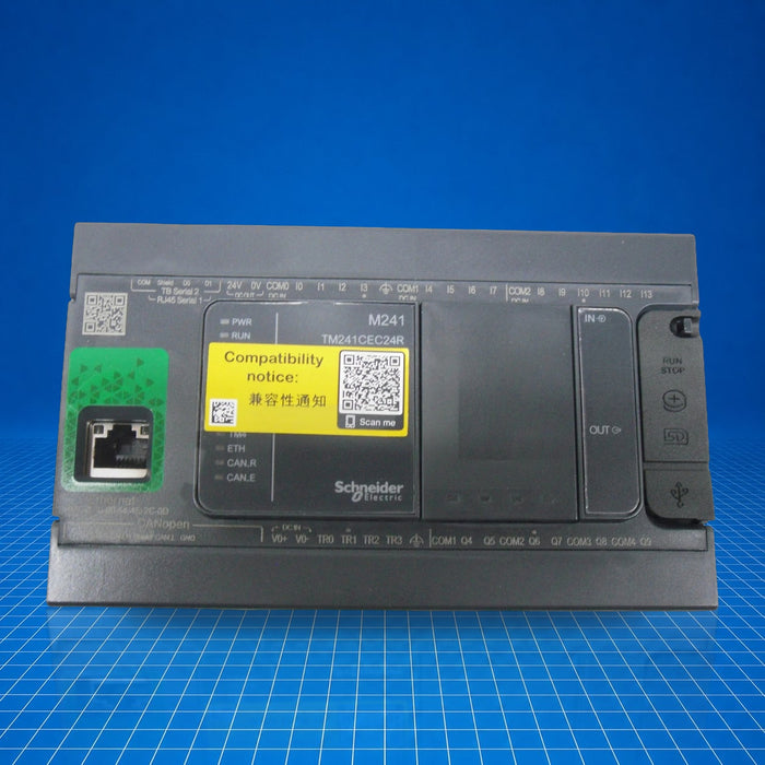 TM241CEC24R Schneider Electric - part number label view