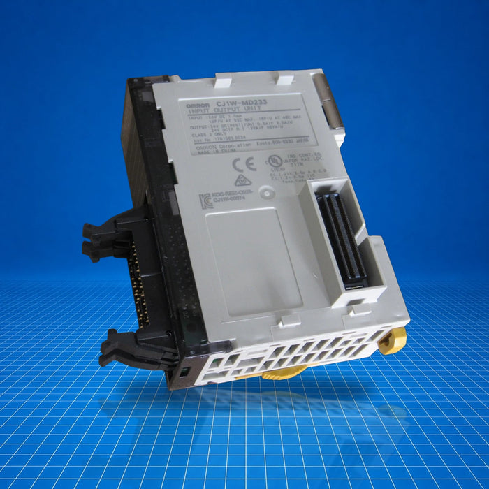CJ1W-MD233 Omron industrial automation part - part number label view