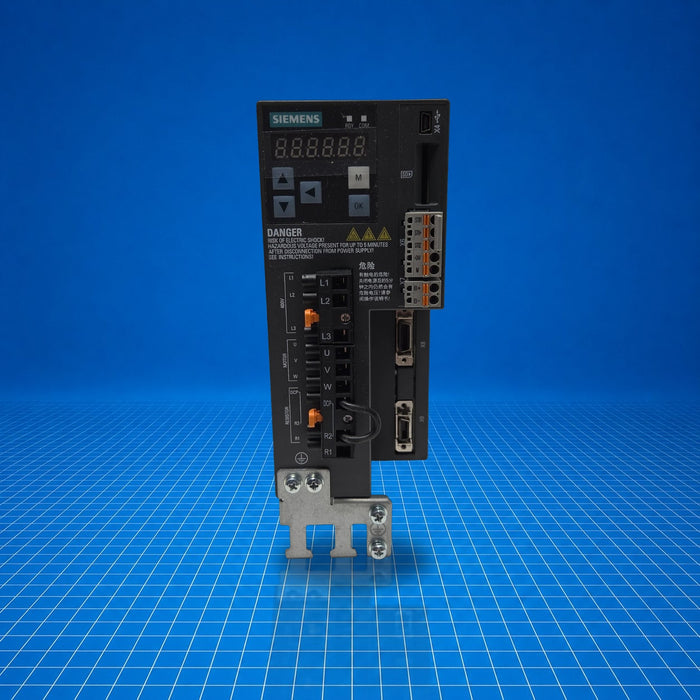 6SL3210-5FE10-8UF0 Siemens industrial automation part - part number label view