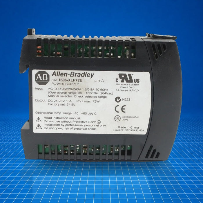 1606-XLP72E Allen Bradley Power Supply - unit detail