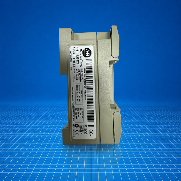 1761-L10BXB Allen Bradley industrial automation part - part number label view