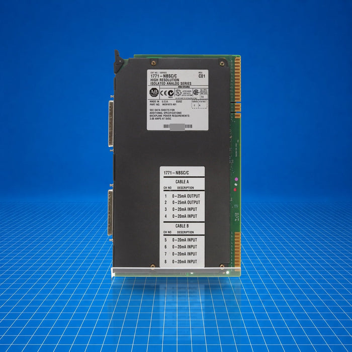 1771-NBSC Allen Bradley industrial automation part - part number label view