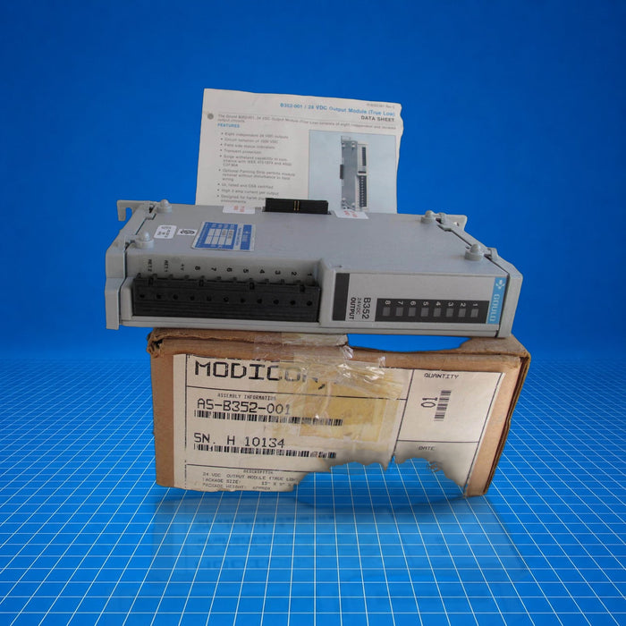 AS-B352-001 Schneider industrial automation part - part number label view