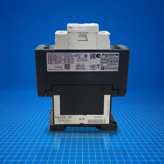LAD4TBDL Schneider Electric - part number label view