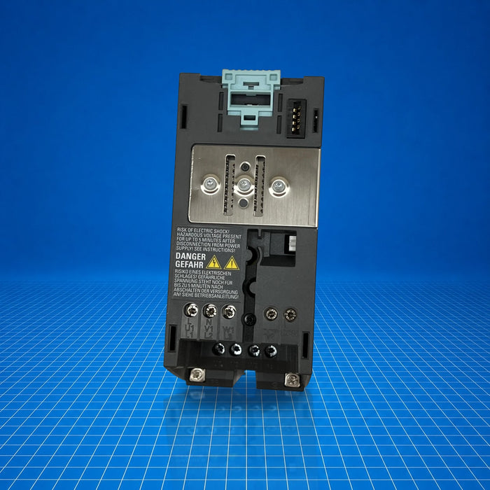6SL3224-0BE15-5UA0 Siemens industrial automation part - part number label view