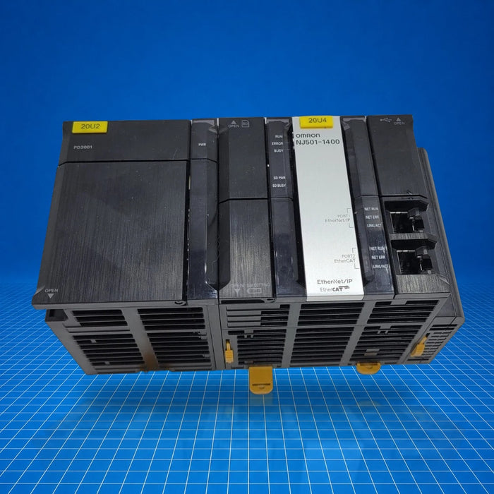NJ-PD3001 Omron industrial automation part - part number label view