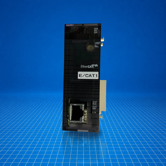CJ1W-NCF81 Omron industrial automation part - part number label view