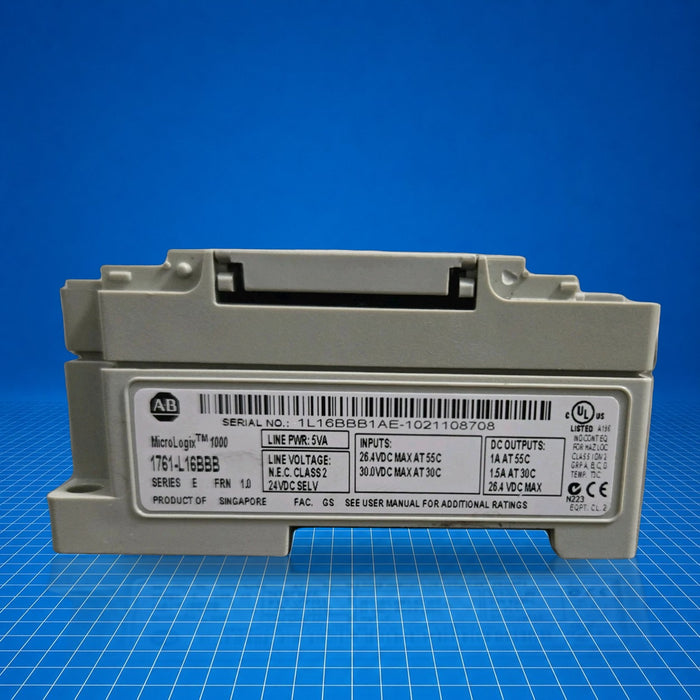1761-L16BBB Allen Bradley industrial automation part - unit detail
