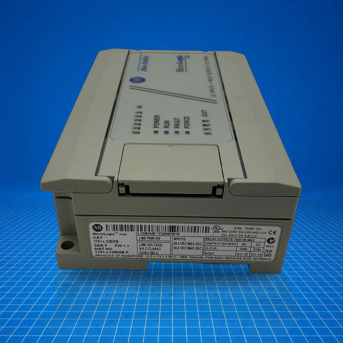 1761-L10BWB Allen Bradley industrial automation part - part number label view