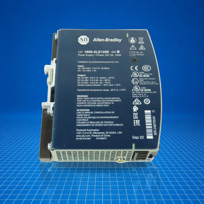 1606-XLE120E Allen Bradley Power Supply - product view