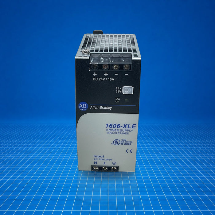 1606-XLE240EE Allen Bradley Power Supply - part number label view