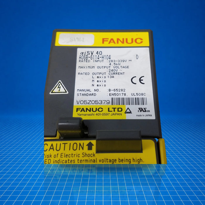 A06B-6114-H104 GE Fanuc industrial automation part - unit detail