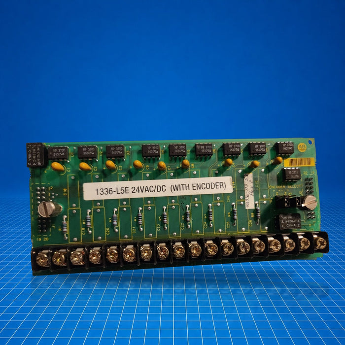 1336-L5E Allen Bradley industrial automation part - part number label view