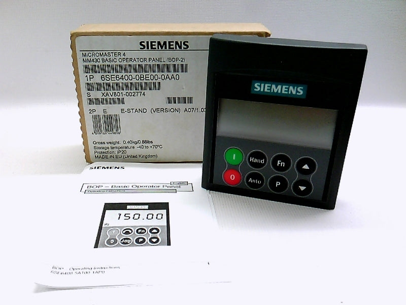 6SE6400-0BE00-0AA0 Siemens
