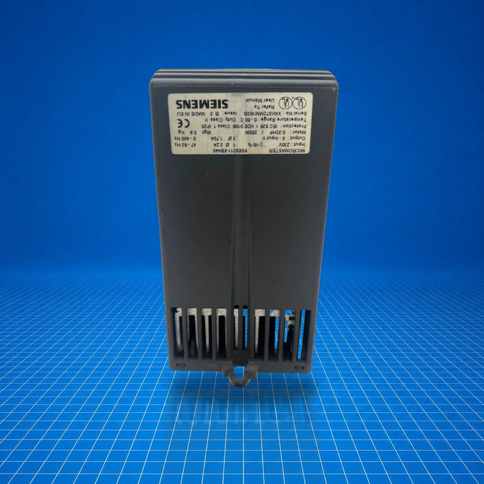 6SE9211-5BA40 Siemens industrial automation part - product view